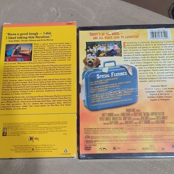 National Lampoons Vacation Trilogy Box Set VHS & DVD Chevy Chase, C-Vaca 2 - Picture 6 of 11